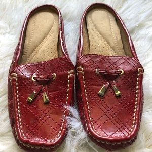 Naturalized Gossip Red Mule/Slip on